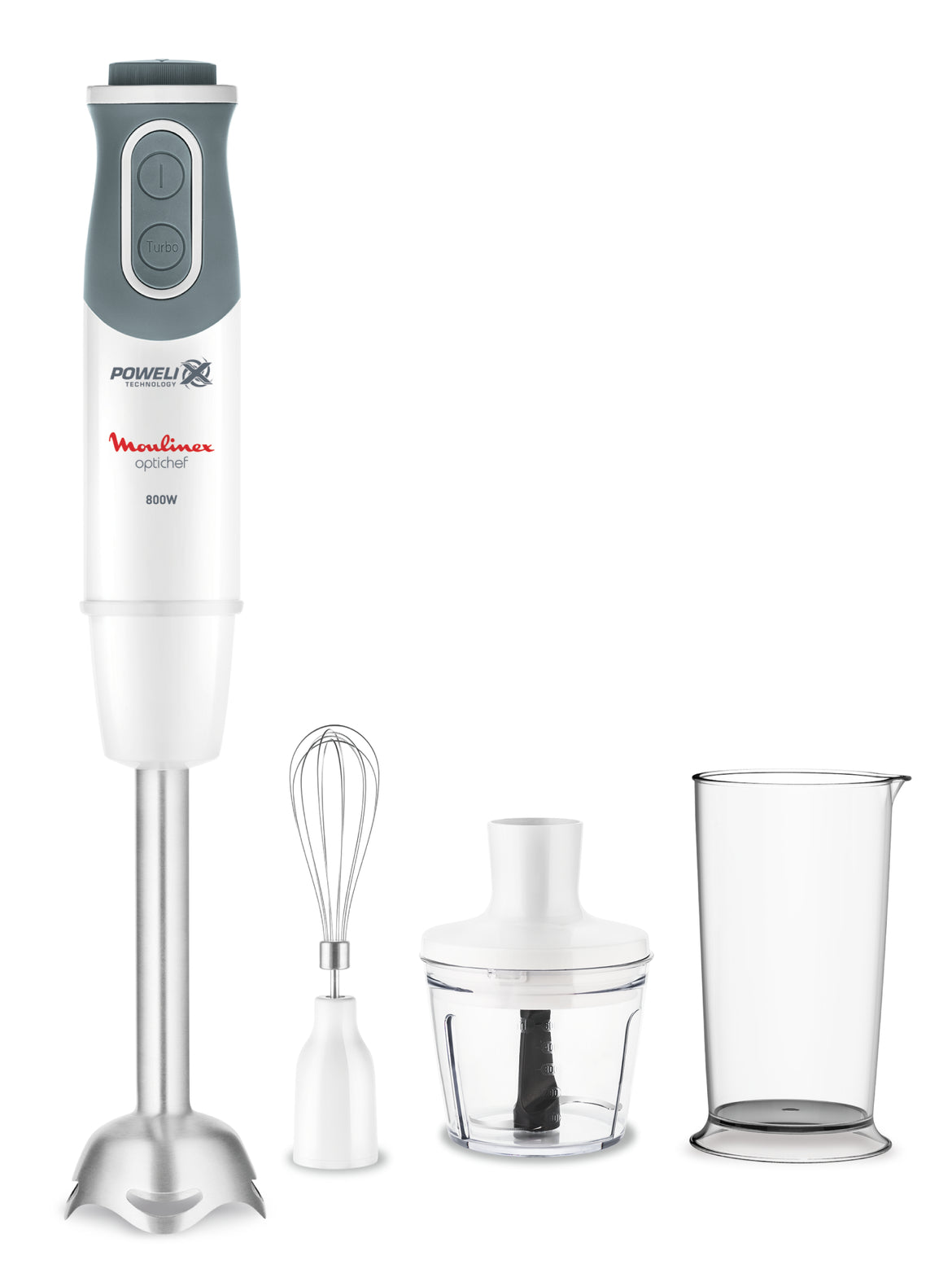 Moulinex Hand Blender 800W, 4 Accessories - DD643127