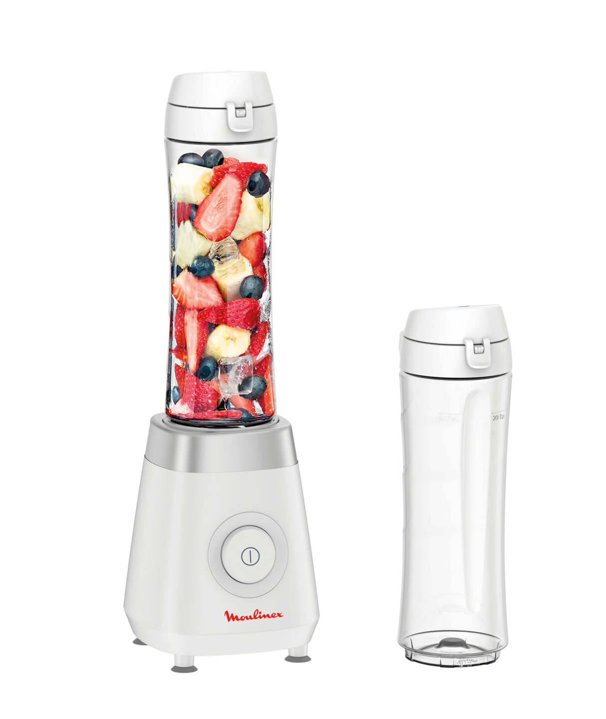Moulinex - Personal blender, 600ml, 350W, white Color - LM1KJ127