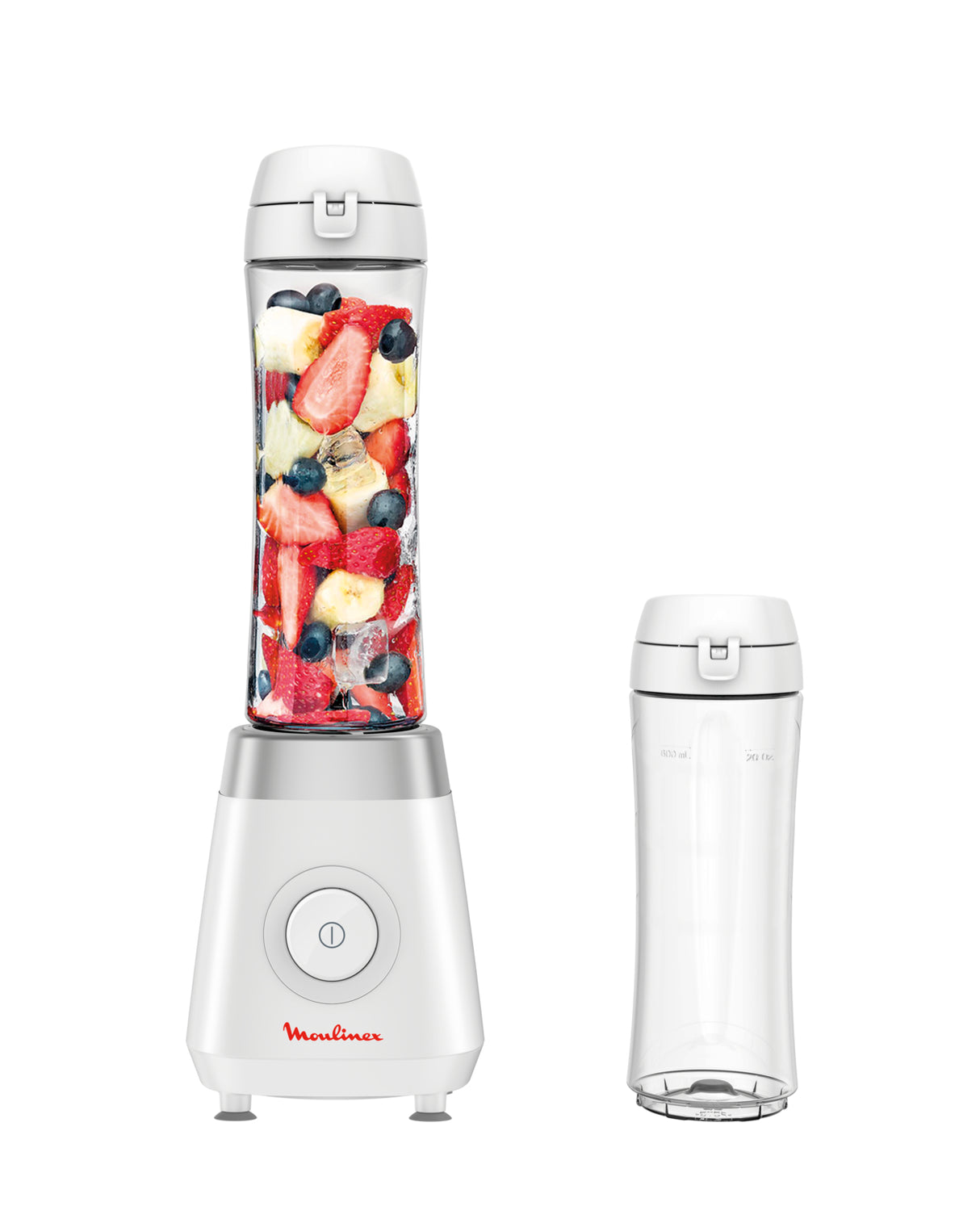Moulinex - Personal blender, 600ml, 350W, white Color - LM1KJ127
