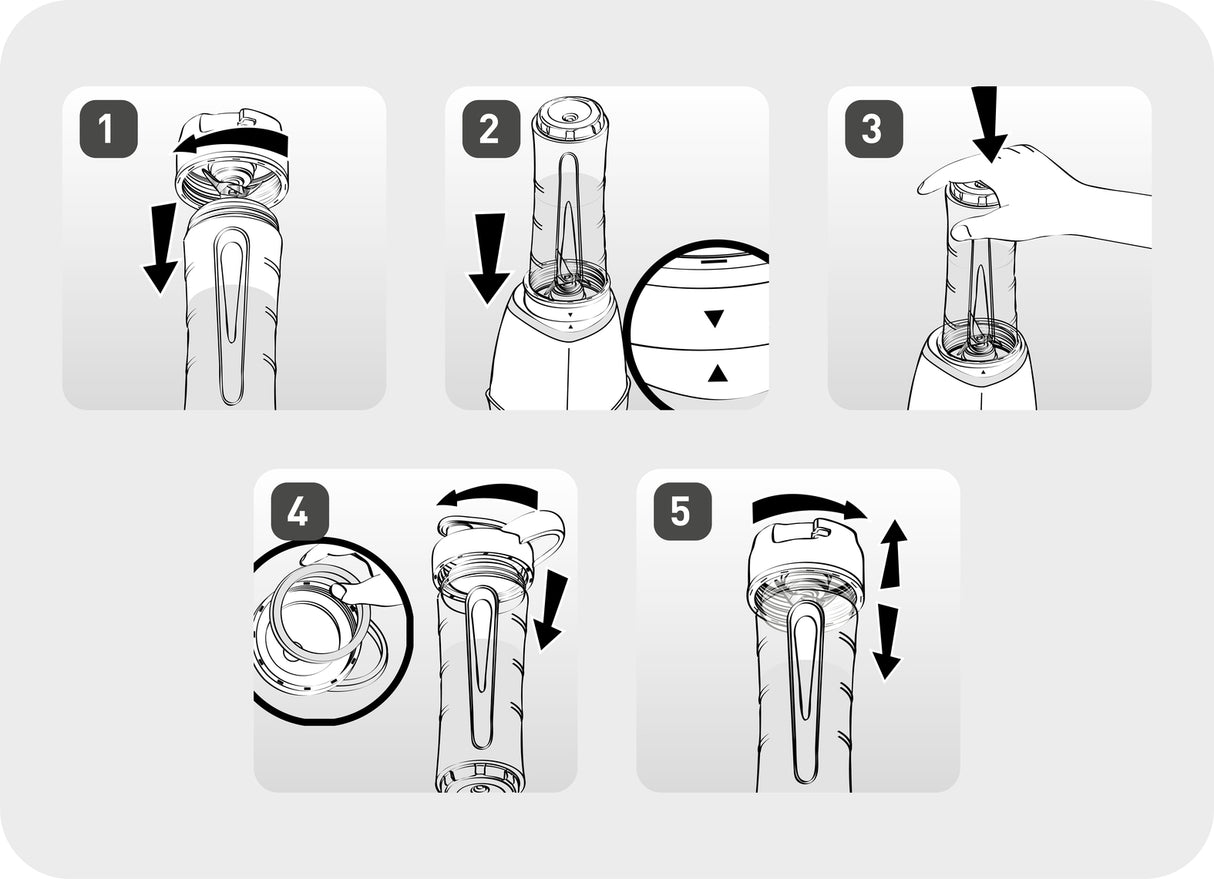 Moulinex Blender Bottle (Accessory) - XF205010