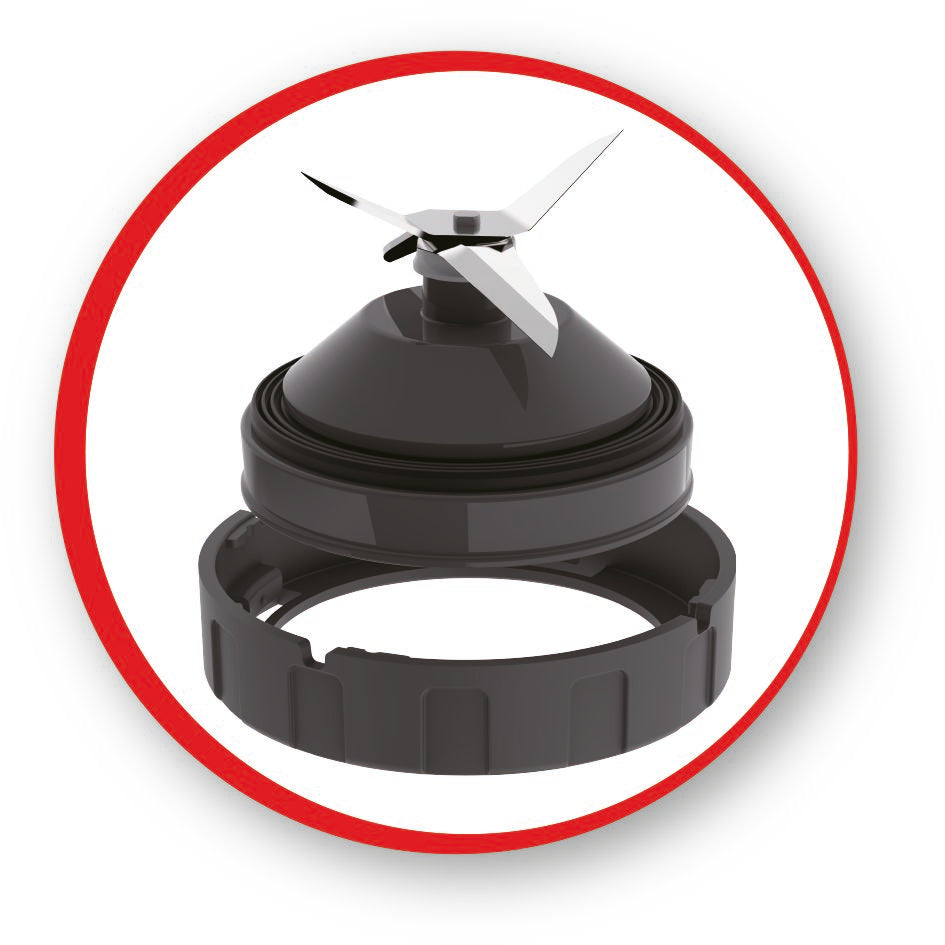 Moulinex Blendforce Glass, Jar Capacity: 1.25L, 2 Speeds - LM435127