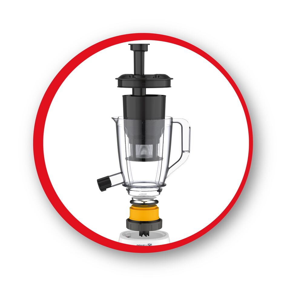 Moulinex Blendforce: 2 in 1 Blender Juicer, 600W, - 2L Jag Capacity, 6 blades - LM42Q127