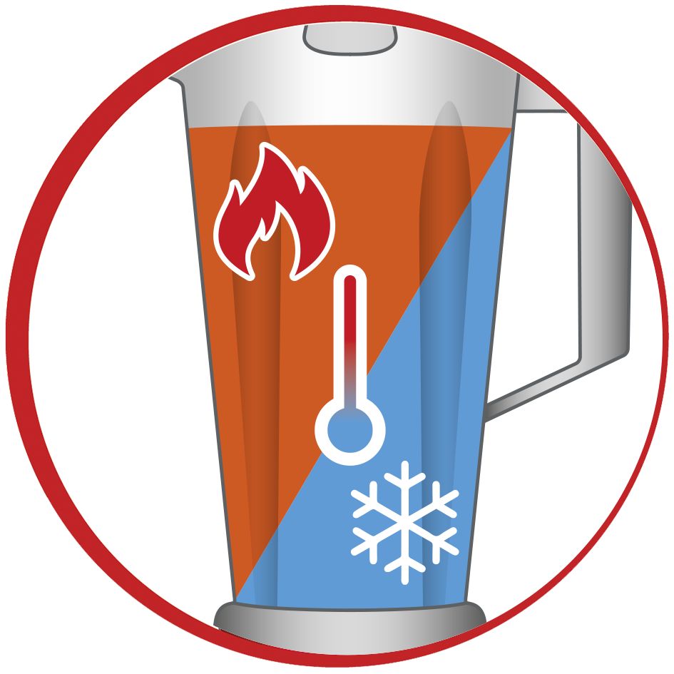 Moulinex Blendforce Glass, Jar Capacity: 1.25L, 2 Speeds - LM435127