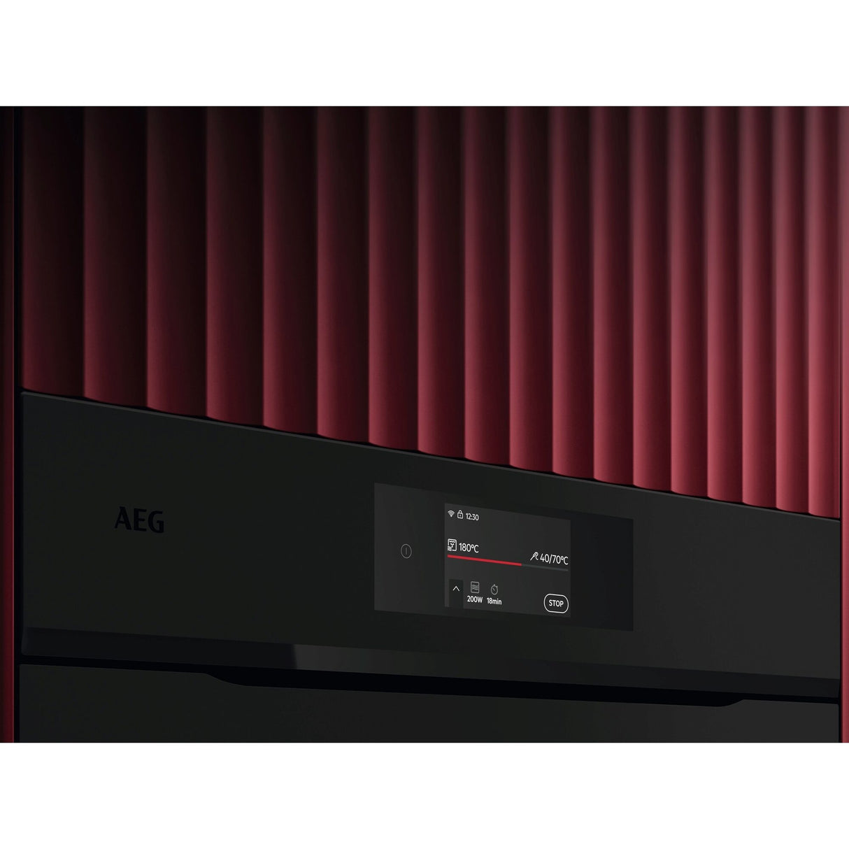 AEG - Built-in microwave-oven, 44L, Matt Black, 1000W - NKK8A701T