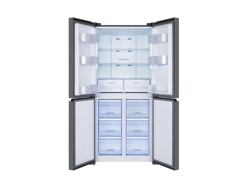 TCL - Cross door refrigerator, 635L, Inox - P620CDN