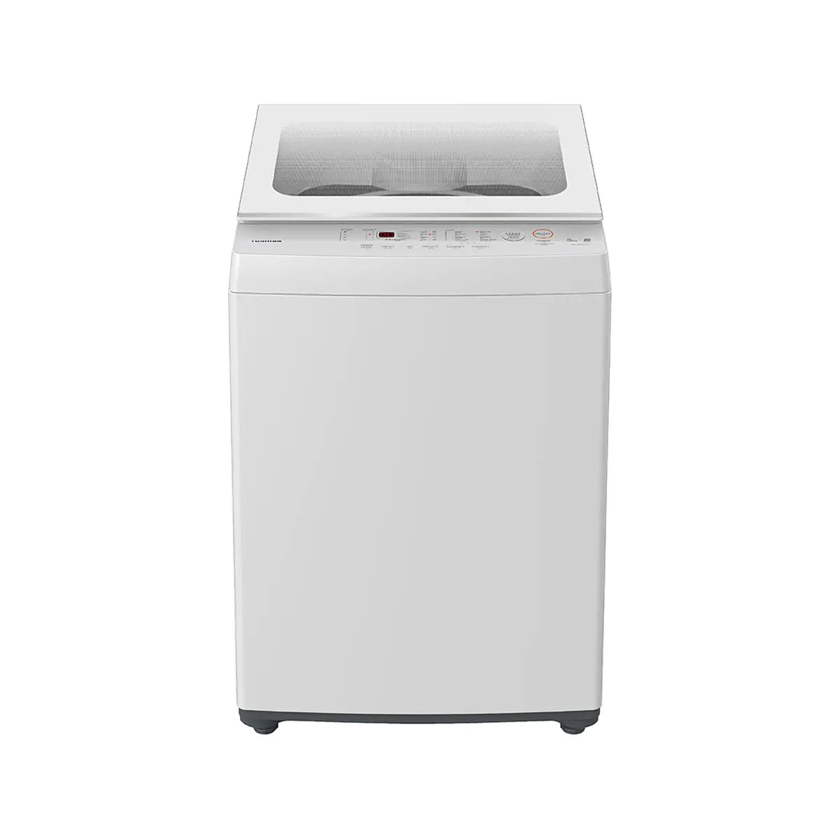Toshiba Top loading washer machine, 8kg, White Color - AW-M901BUPB(WW)