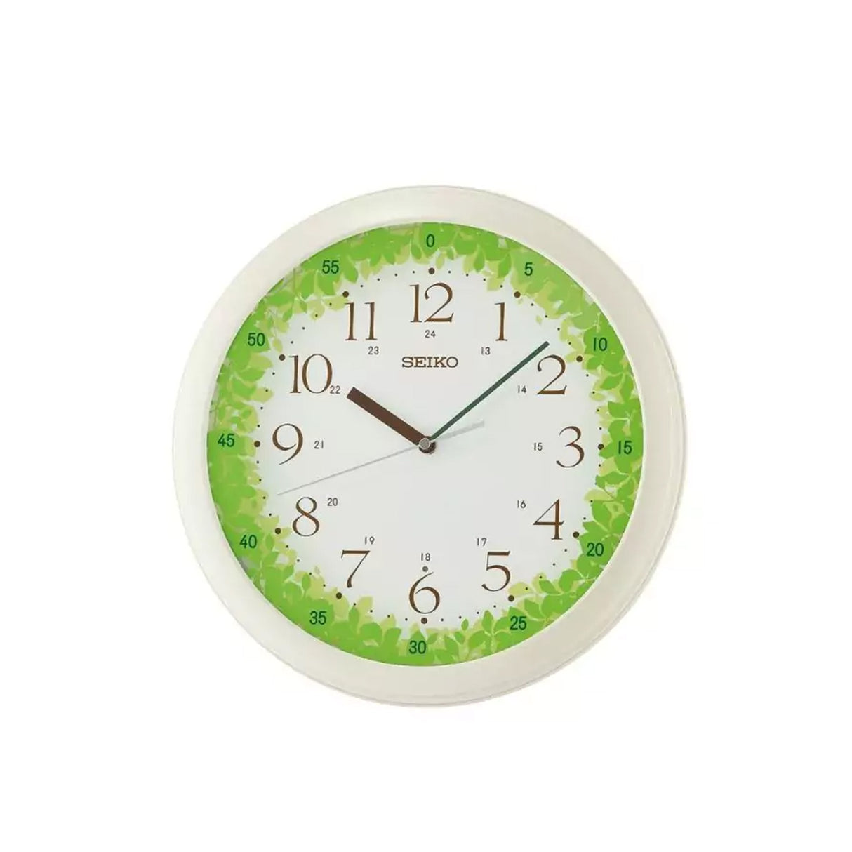 33CM DIAL SIZE WALL CLOCK GREEN - QHA010HL
