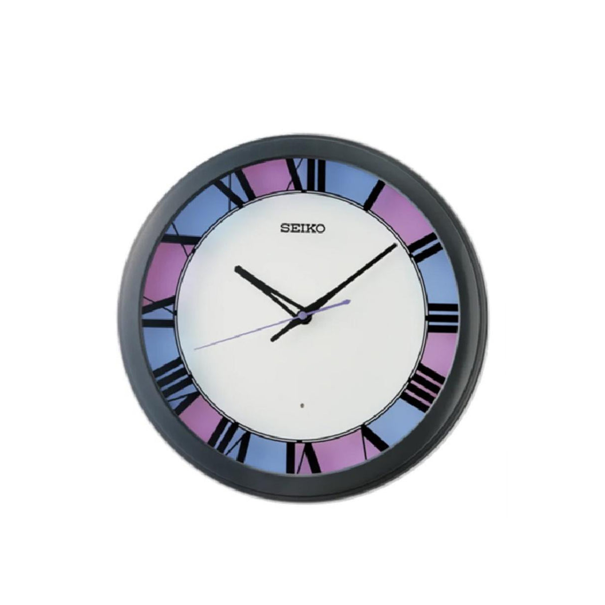33CM DIAL SIZE SEIKO WALL CLOCK BLACK - QHA010KL