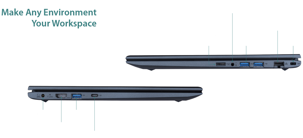 Dynabook Laptop - Satellite Pro C40-K- PSY25E-0NK02SAR, Intel - Intel® Core™ 5 120U