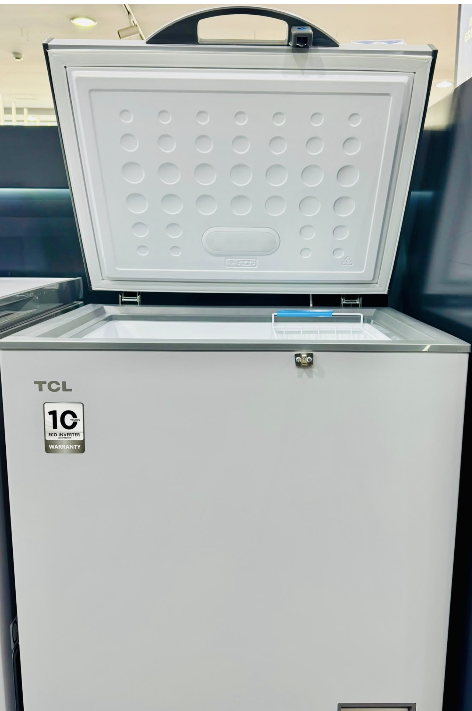 TCL Inverter Chest Freezer, 190L gross capacity, 137L net capacity, Silver Color - F188CFISL