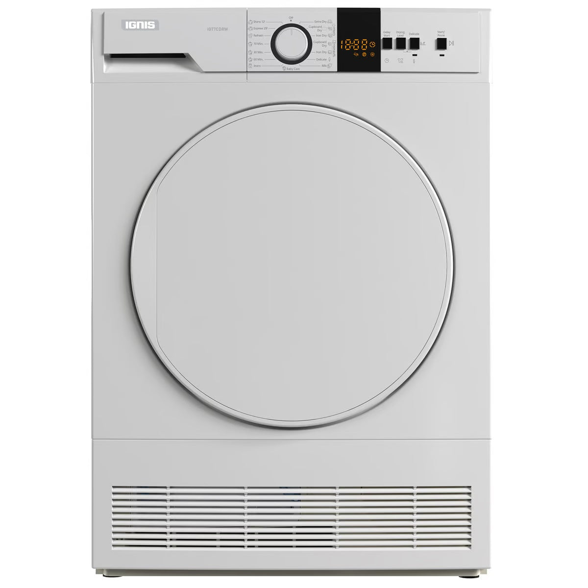 IGNIS - Condenser dryer, 7 kg, Made in Turkey - IGT71CDRW