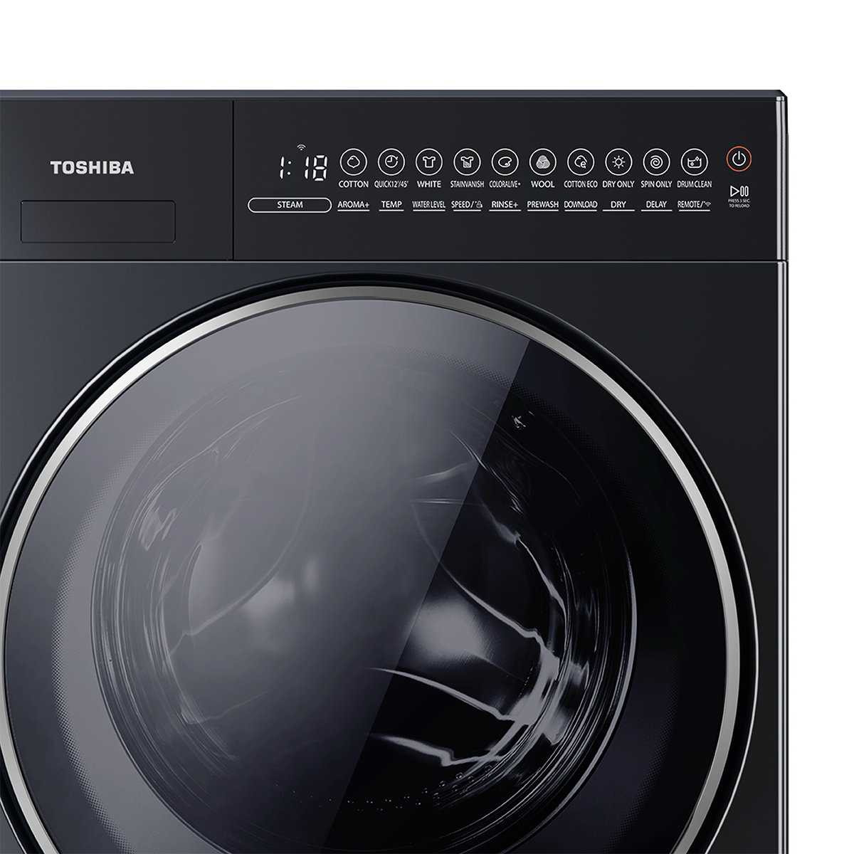 Toshiba - Front Load Washer Dryer 15kg Wash / 9kg Dry – Morandi Gray - TWD-T35BP160MWB(MG))