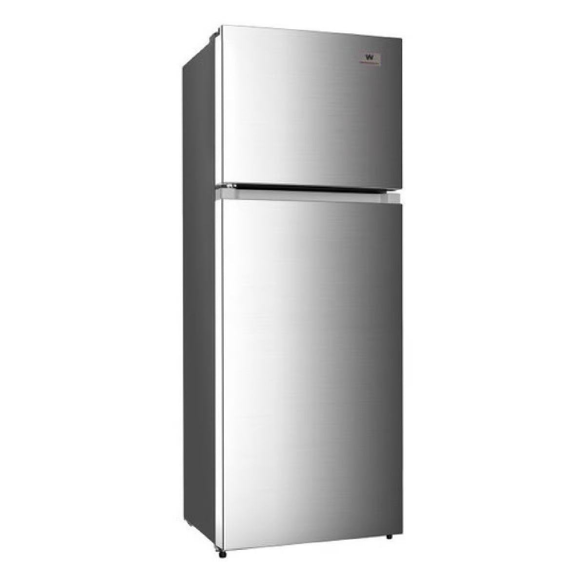 White Westinghouse double door refrigerator, 400 L, no frost freezer, color: inox finish - WWDDR-400F