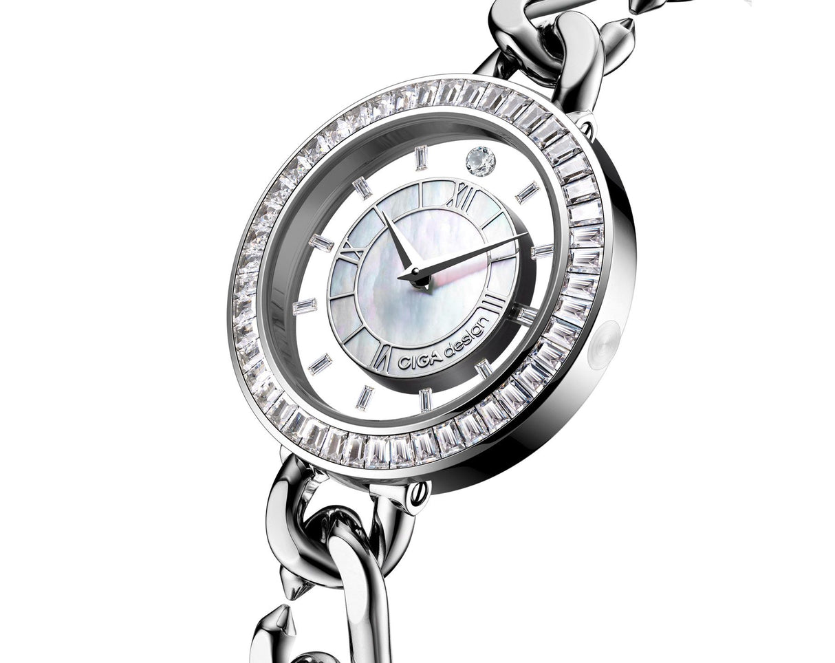 CIGA Design D Series Sparkle D022-SIWH-3SS