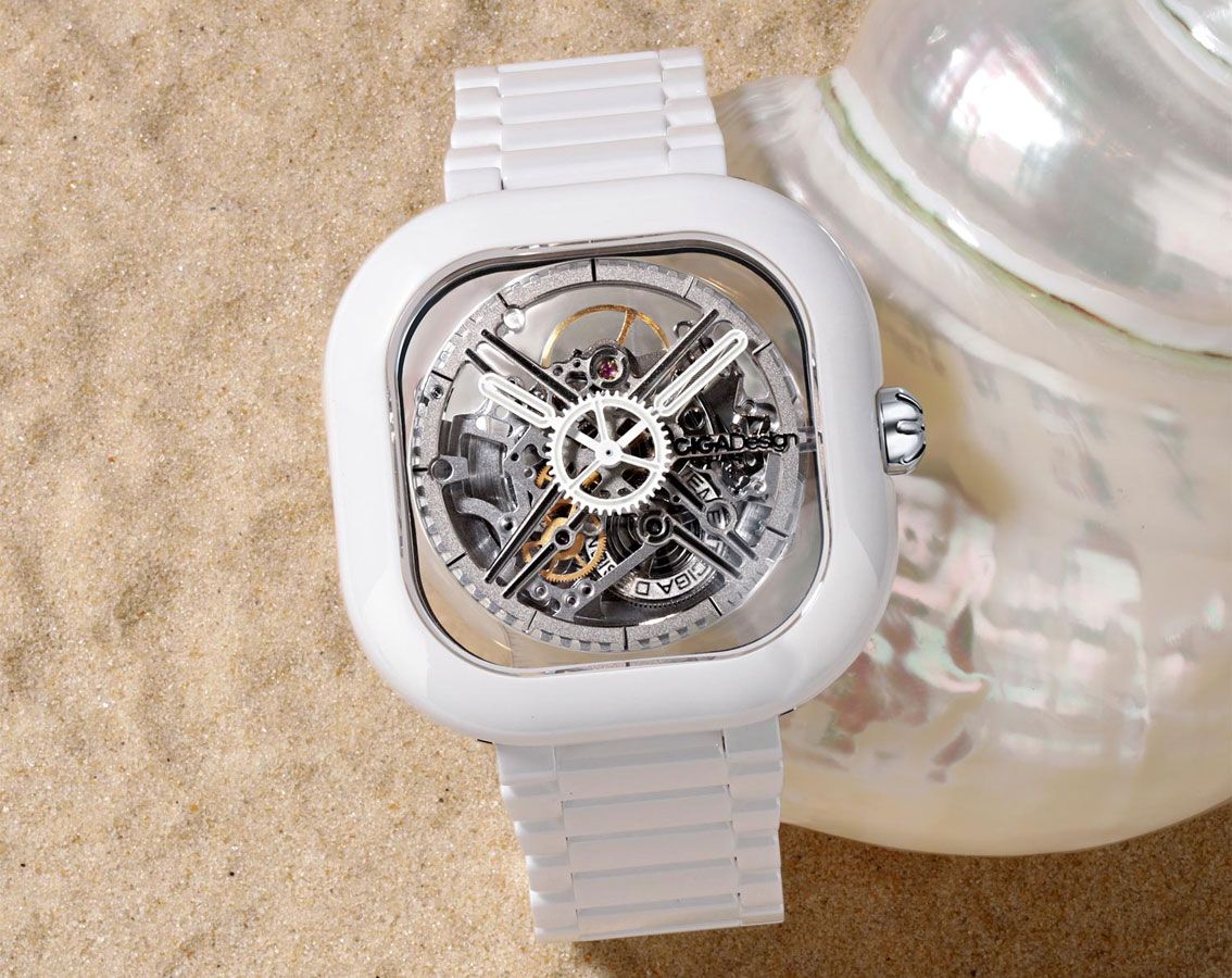 CIGA Design Automatic Mechanical Watch Series X Skeleton C012-WG01-W7W