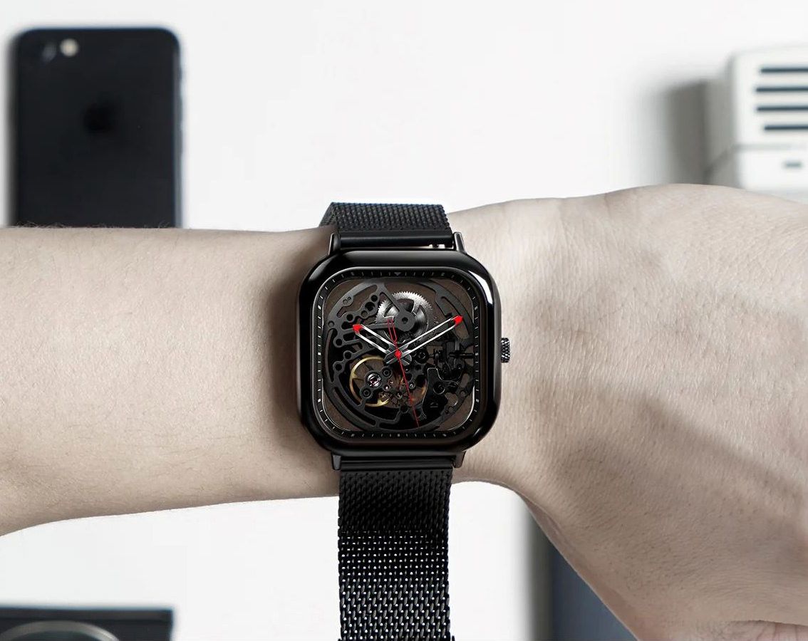 CIGA Design Mechanical Watch Series C Skeleton Z011-BLBL-W13