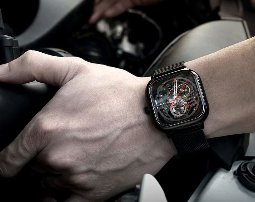 CIGA Design Mechanical Watch Series C Skeleton Z011-BLBL-W13