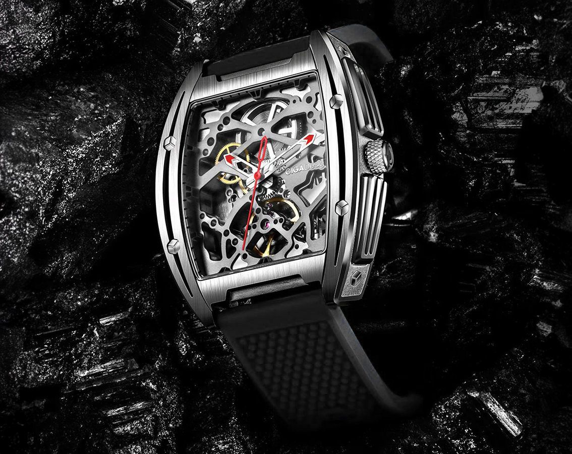 CIGA Design Mechanical Watch Series Z Edge Z031-SS01-W5BK
