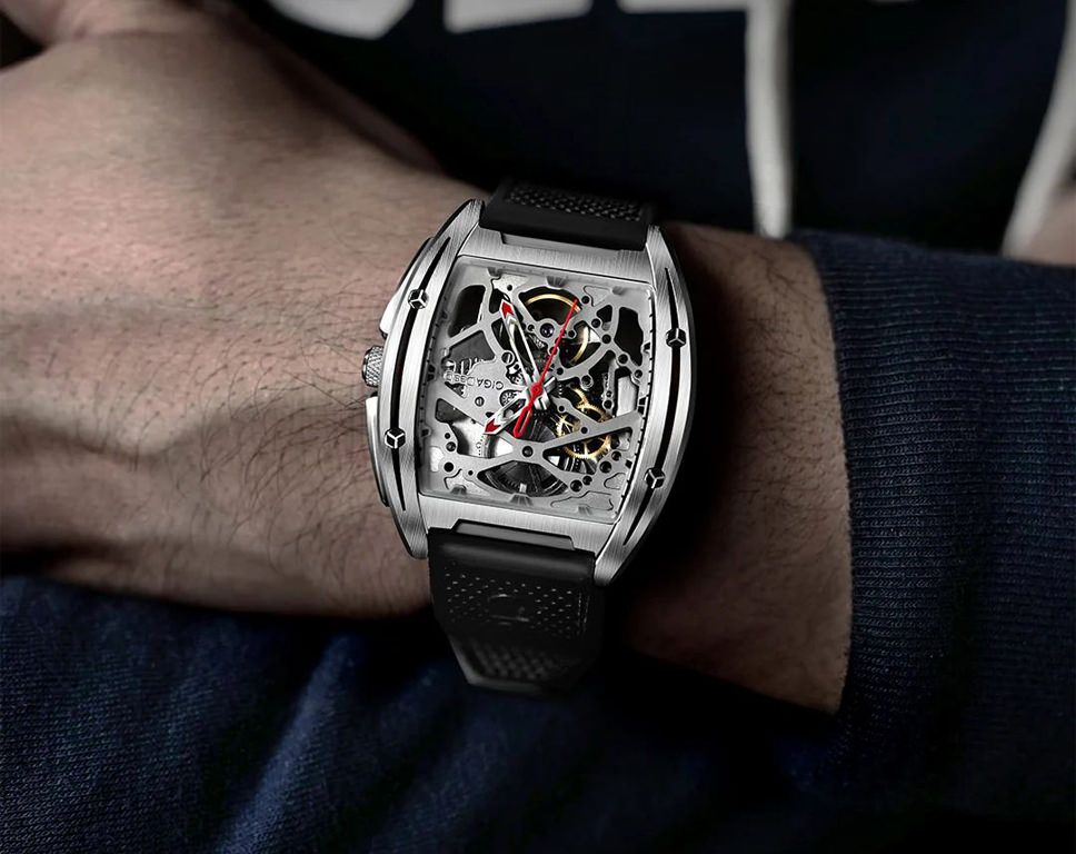 CIGA Design Mechanical Watch Series Z Edge Z031-SS01-W5BK