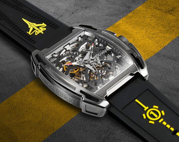 CIGA Design Mechanical Watch Series Z Edge Air Craft Version Z061-IPTI-W5BK