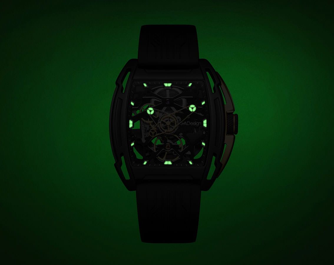 CIGA Design Automatic Mechanical Watch Series Z Edge Z062-BLGO-W5BK
