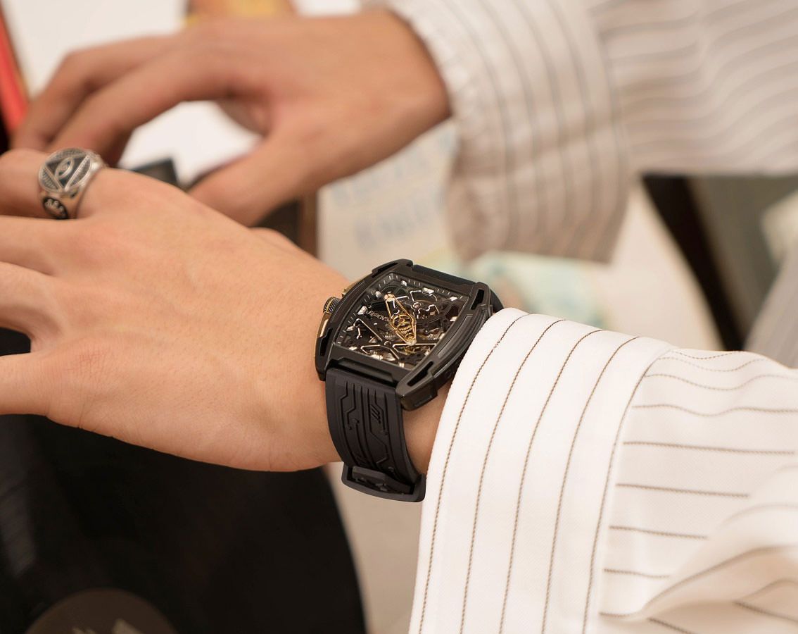 CIGA Design Automatic Mechanical Watch Series Z Edge Z062-BLGO-W5BK