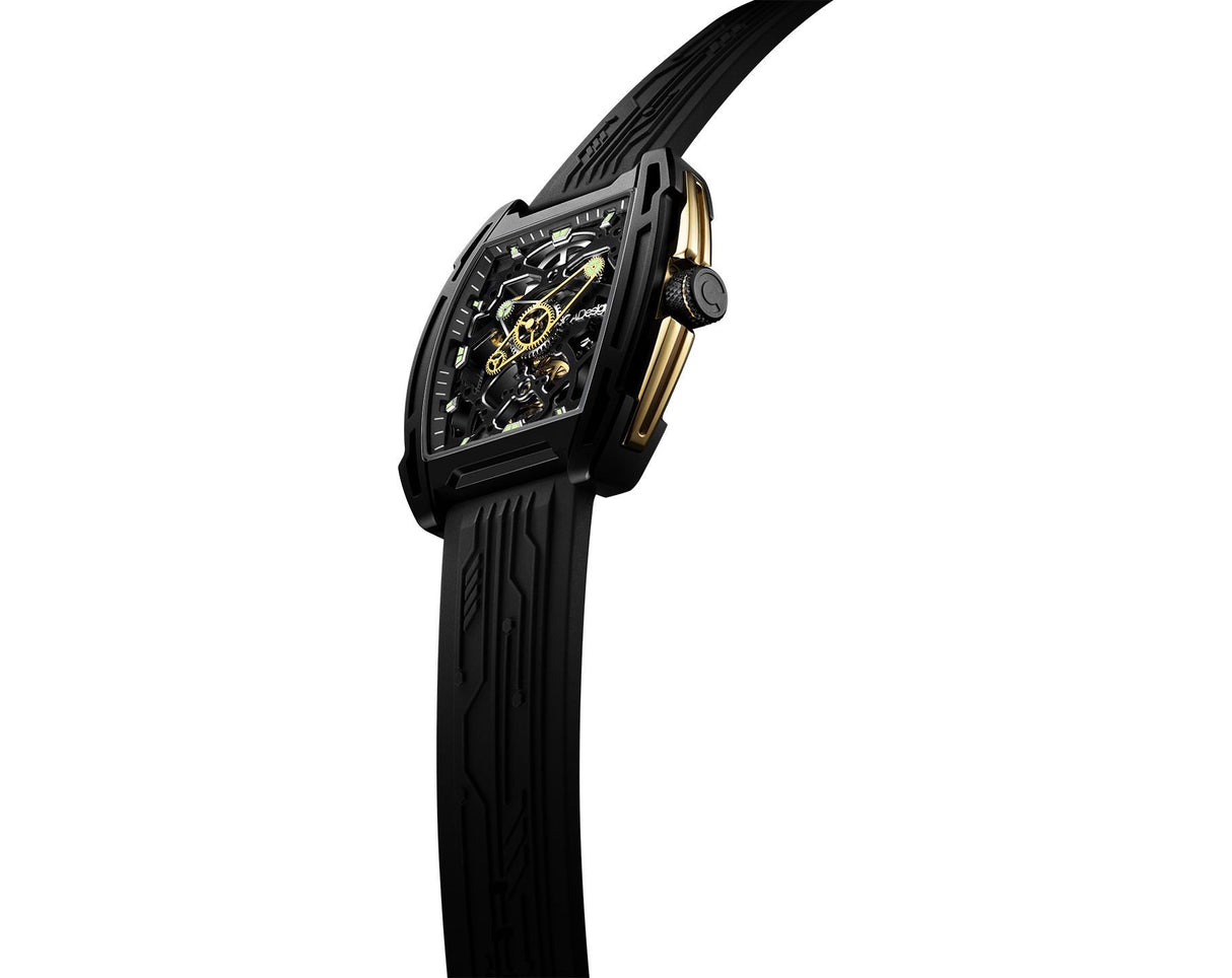 CIGA Design Automatic Mechanical Watch Series Z Edge Z062-BLGO-W5BK