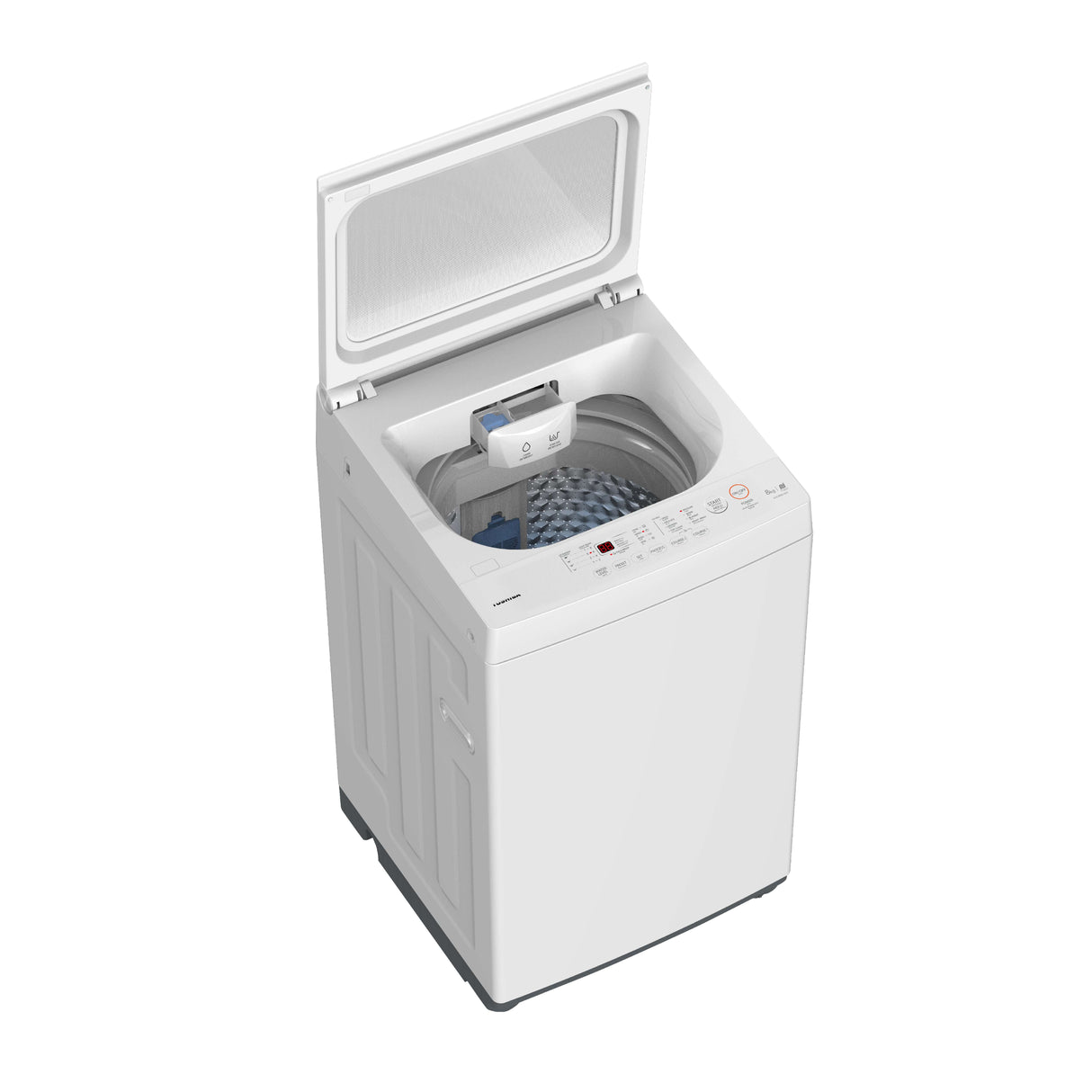 Toshiba Top loading washer machine, 8kg, White Color - AW-M901BUPB(WW)