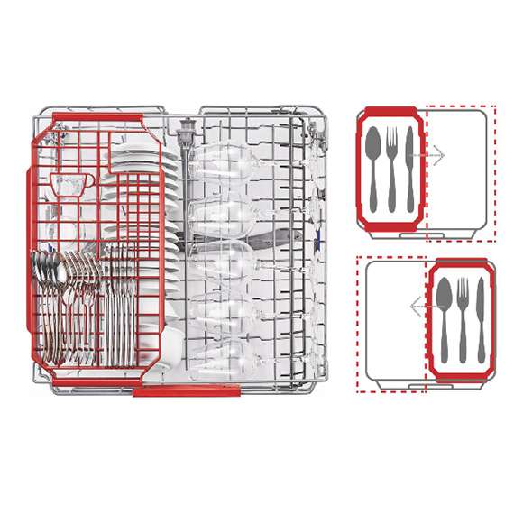 Toshiba 14 Place Setting, Free Standing Dishwasher, With Dual Wash Zone - DW-14F1ME(S)