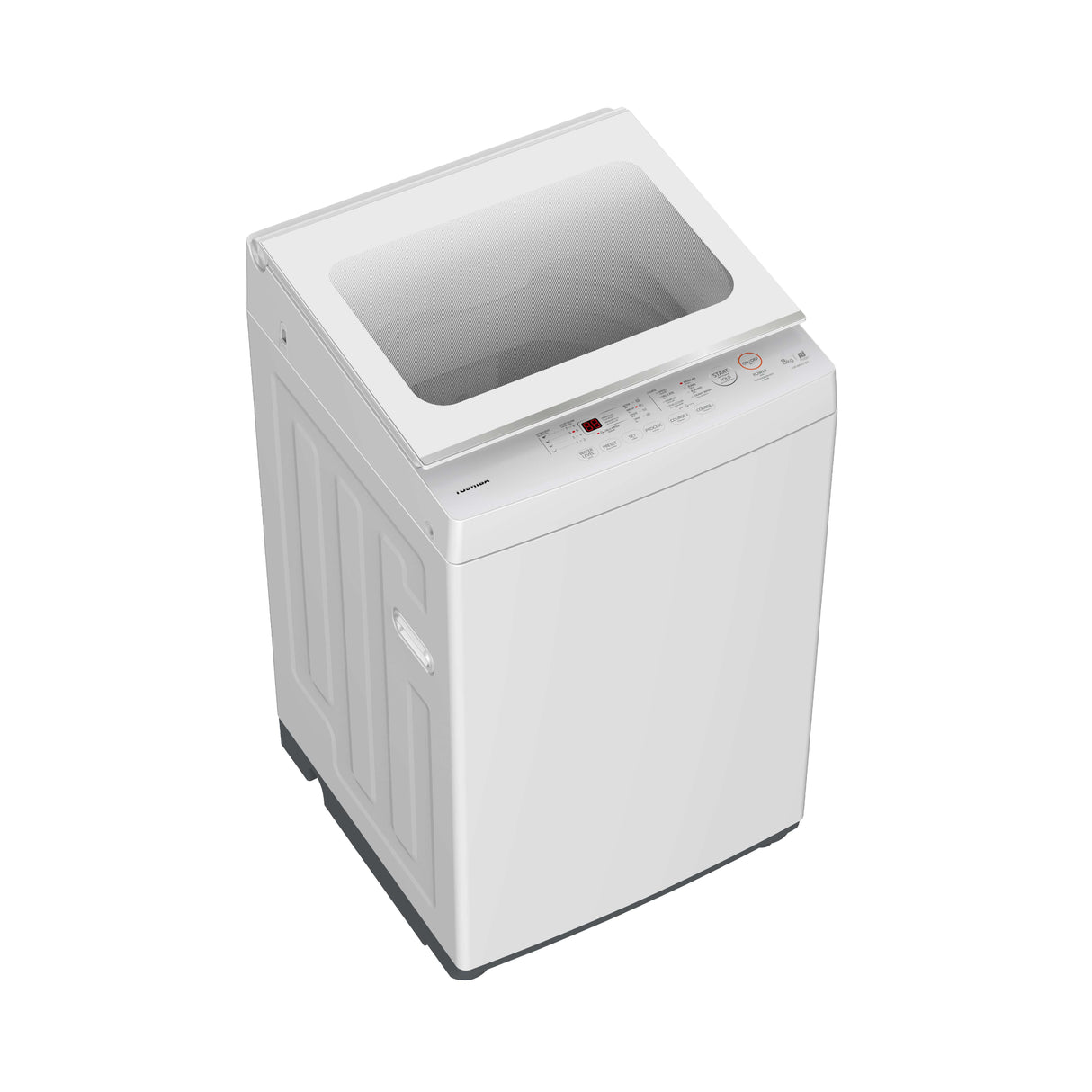 Toshiba Top loading washer machine, 8kg, White Color - AW-M901BUPB(WW)