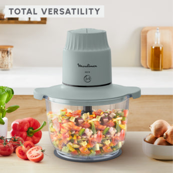 Moulinex Choppeo, Glass Bowl Chopper: Borosilicate Glass, 1 L Capacity - DJ603127