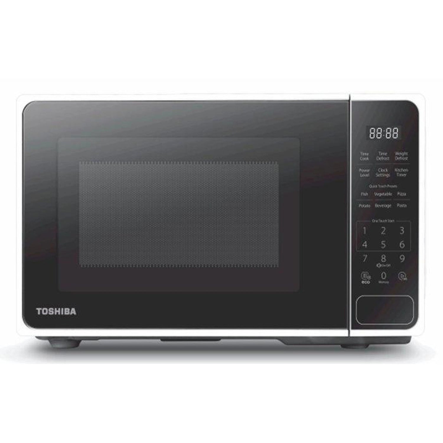 Toshiba microwave-oven, 20L, White Color - MM2-EM20PF(WH)