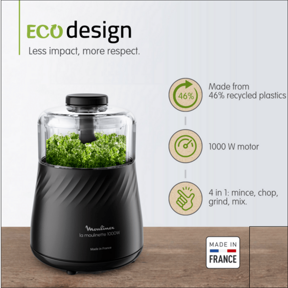 Moulinex, La Moulinette ECO respect, 500ml, 1000W - DP712827