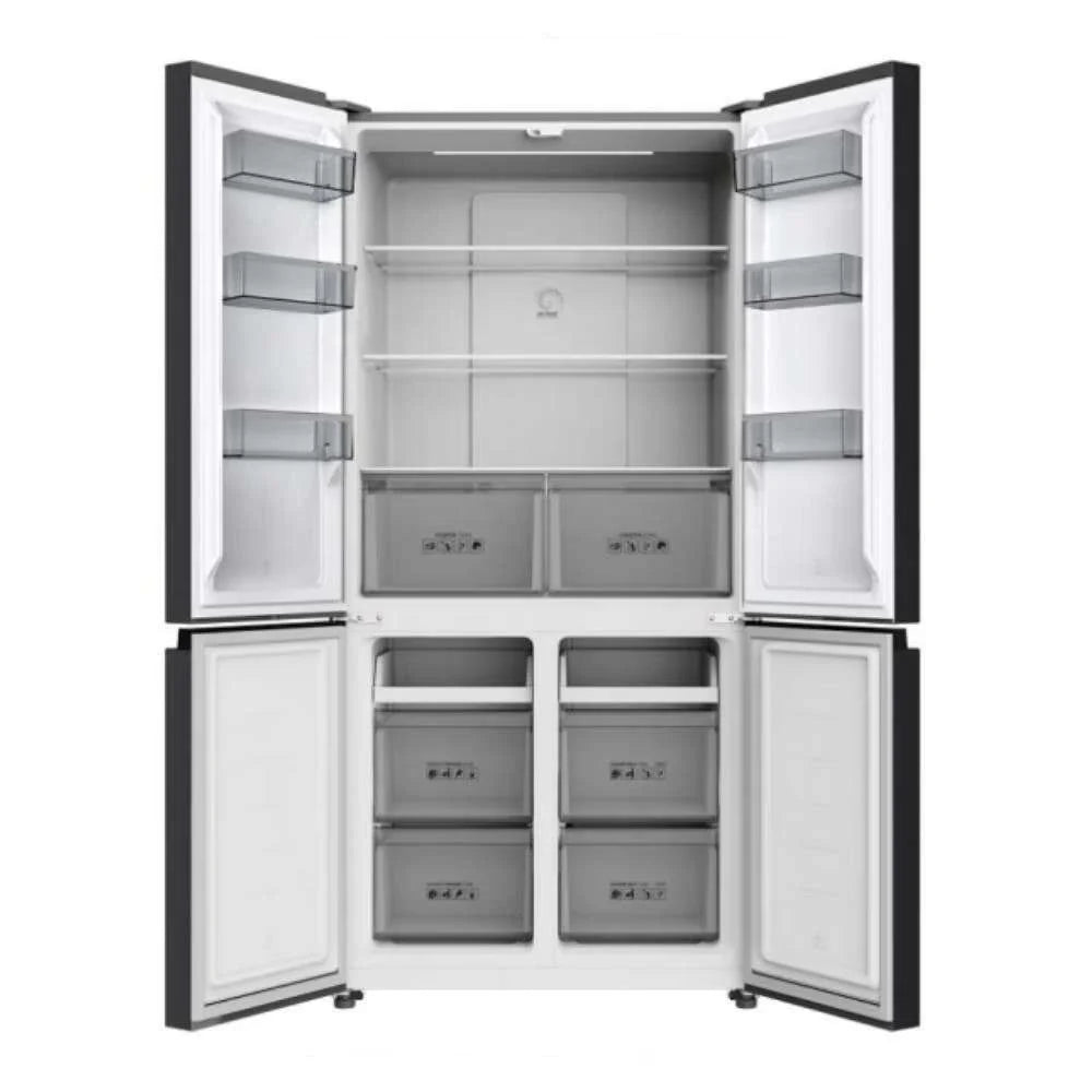 TCL - C780CDBN is a 600-liter 4-door Cross Door refrigerator designed for efficient cooling, modern convenience, and energy savings - C780CDBN