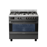 Toshiba - 90 cm gas cooking range, Sabaf burner, full safety - RQ1-90MG5GE(GR)