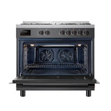 Toshiba - 90 cm gas cooking range, Sabaf burner, full safety - RQ1-90MG5GE(GR)