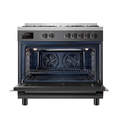 Toshiba - 90 cm gas cooking range, Sabaf burner, full safety - RQ1-90MG5GE(GR)