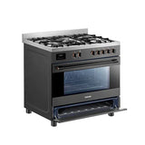 Toshiba - 90 cm gas cooking range, Sabaf burner, full safety - RQ1-90MG5GE(GR)
