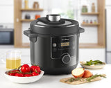MOULINEX - Electrical Pressure Cooker, 7.6 Litre, 1200 Watts, Black - CE777827