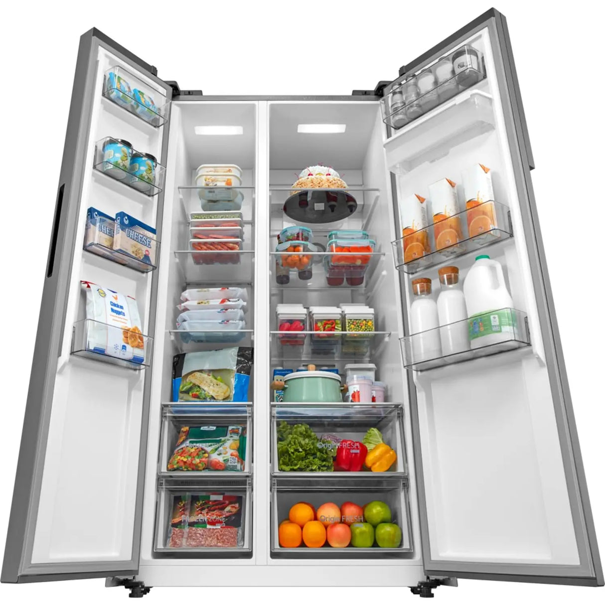 Toshiba - Side-by-Side Inverter Refrigerator 775L (Silver)-GR-RS775WI-PME(57)