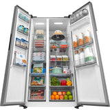 Toshiba - Side-by-Side Inverter Refrigerator 775L (Silver)-GR-RS775WI-PME(57)