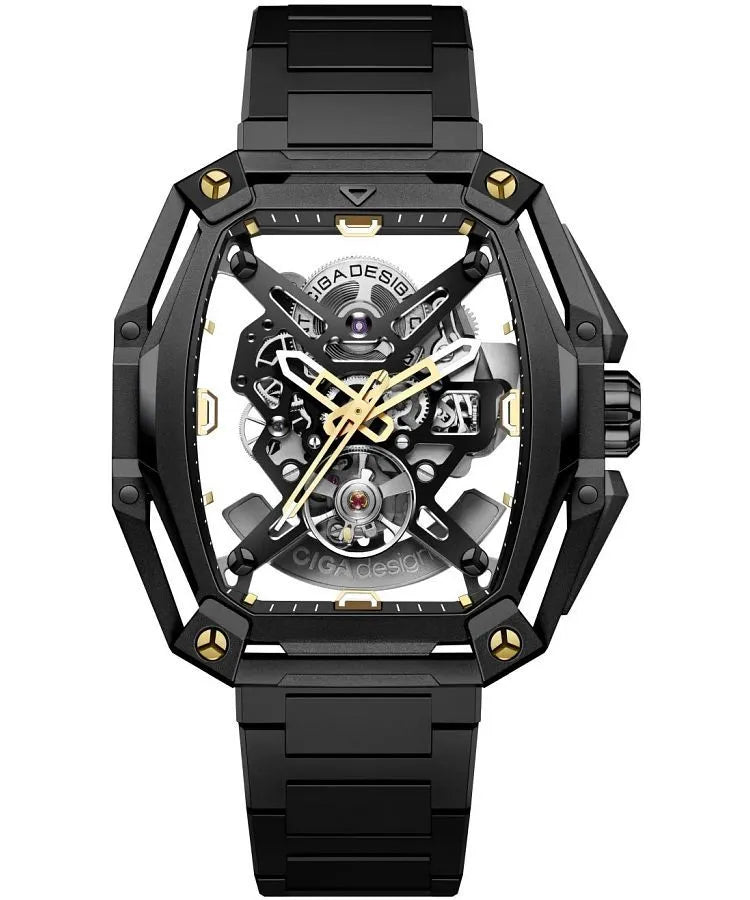 Ciga Design Mechanical Watch Hunter BLACK GOLDEN - Z035-BB02-W1B