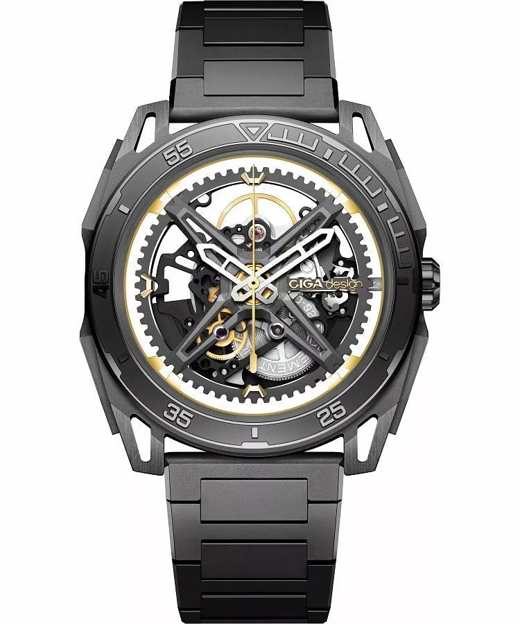 Ciga Design Mechanical Watch Falcon CARBON - Z039-GG01-1G