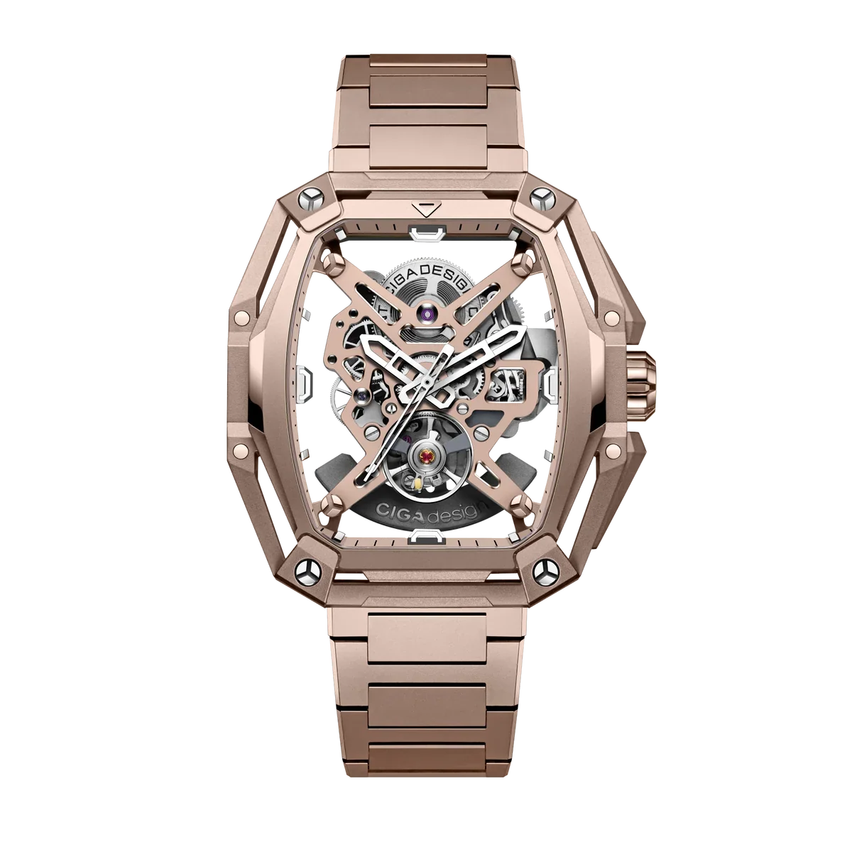 Ciga Design Mechanical Watch Hunter Rose Gold - Z035-RE01-8RE