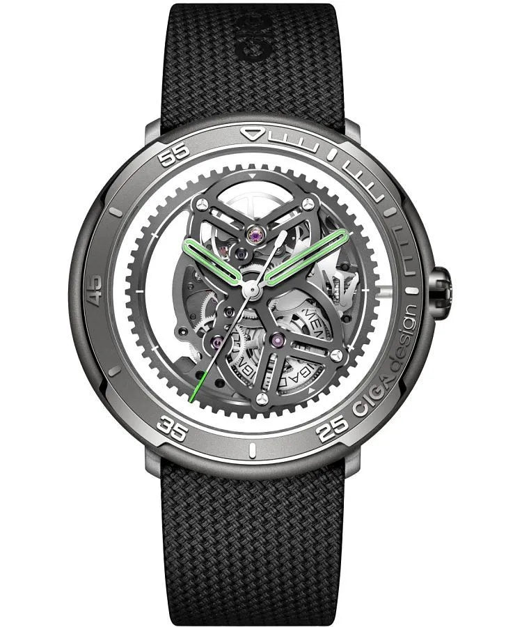 Ciga Design Mechanical Watch Vector Titanium - V011-TIGR-6B