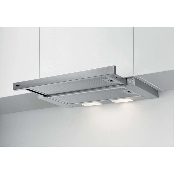 AEG - Kitchen Ventilator Built-in Cooker hood 60cm Hood, Grey - DPB3632S