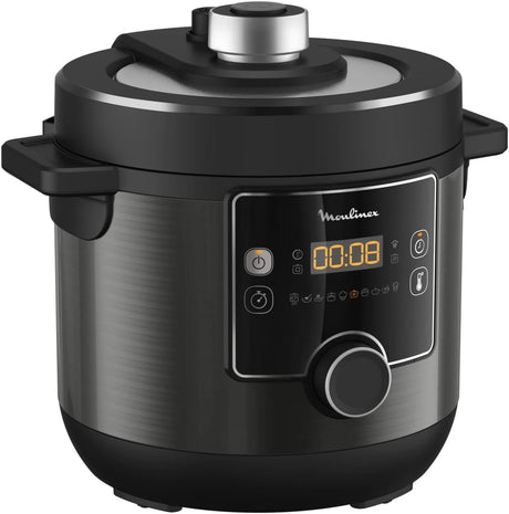 MOULINEX - Electrical Pressure Cooker, 7.6 Litre, 1200 Watts, Black - CE777827