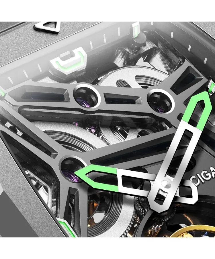 Ciga Design Mechanical Watch Hunter SILVER - Z037-TT01-1T6B