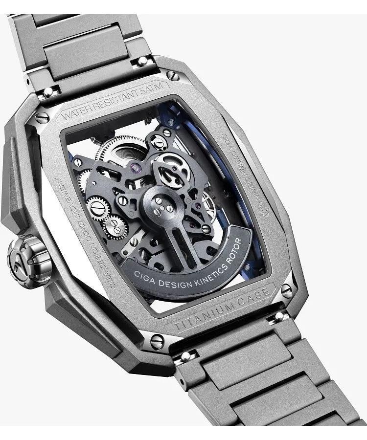Ciga Design Mechanical Watch Hunter Titanium - Z041-TT01-1T