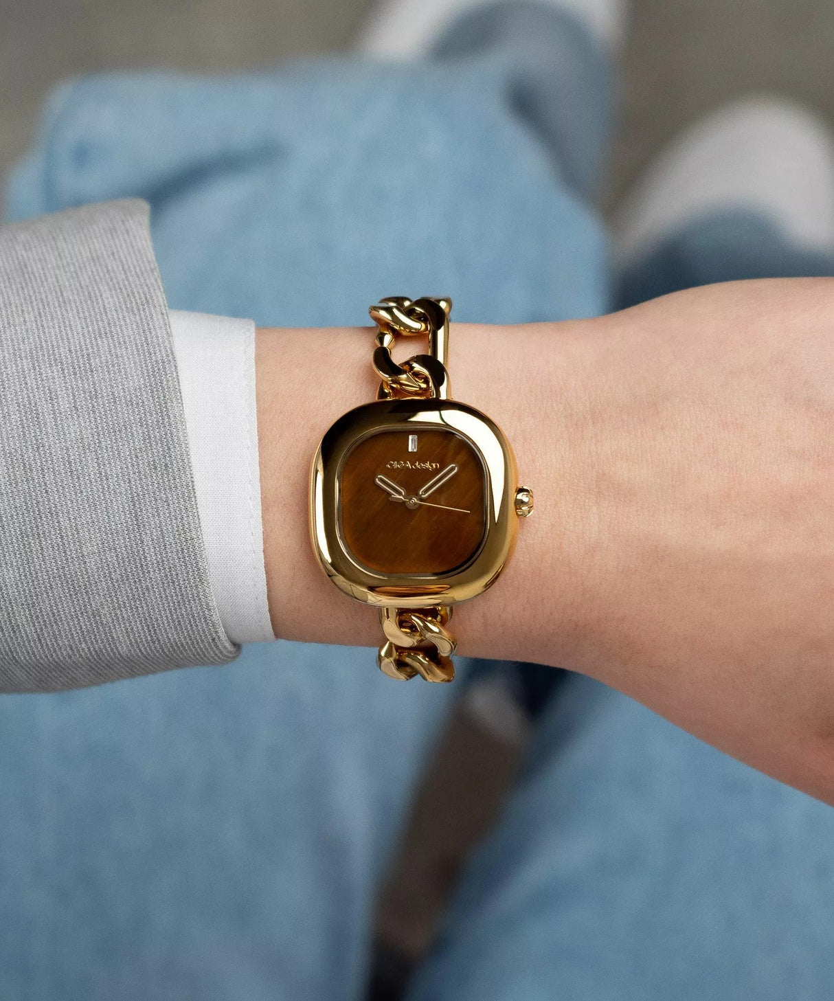 Ciga Design Quartz Watch Aglaia GOLDEN - D026-GOYE-3GO